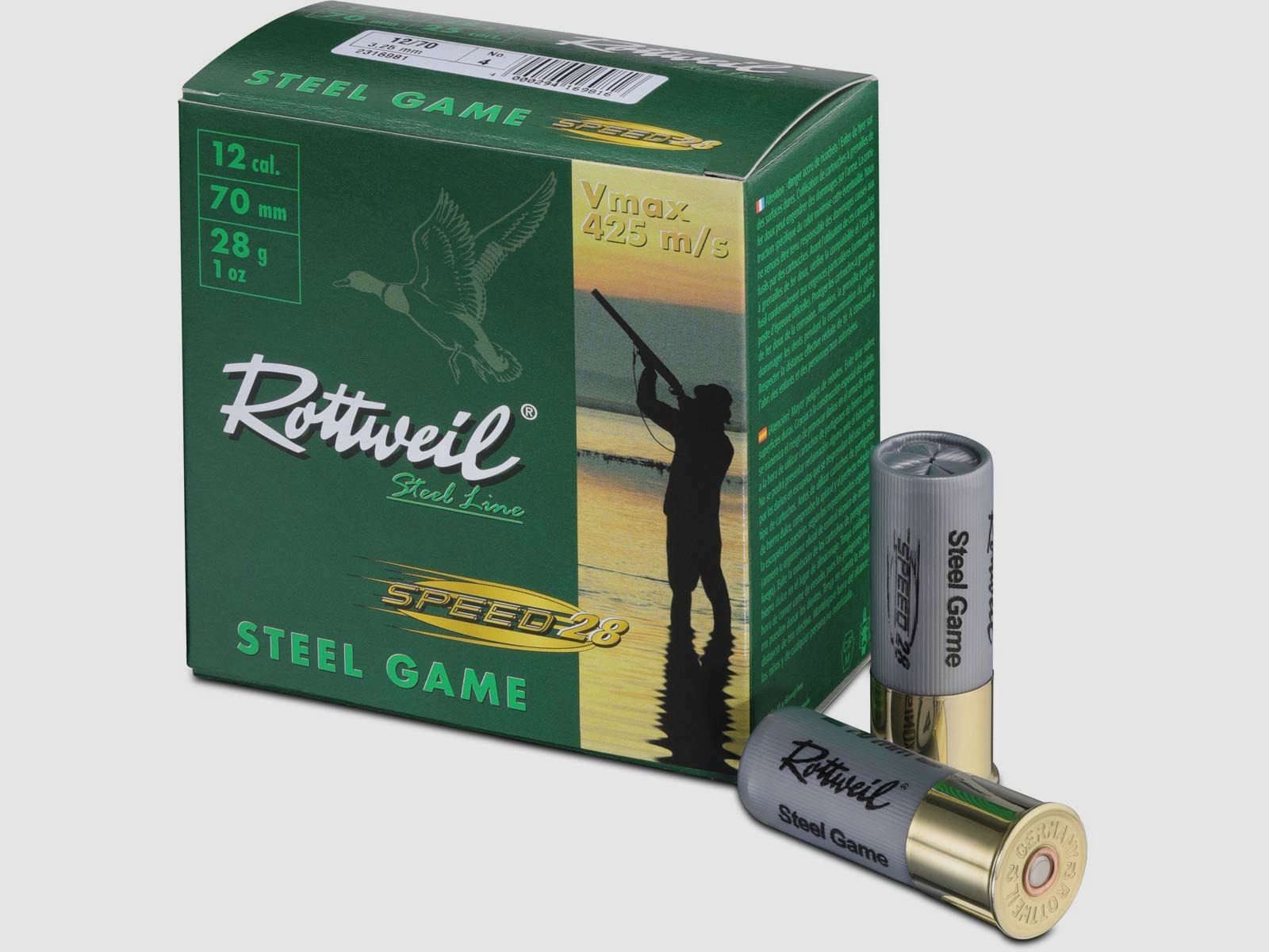 Rottweil 12/70 Steel Game Speed 28 3,0mm - 28g