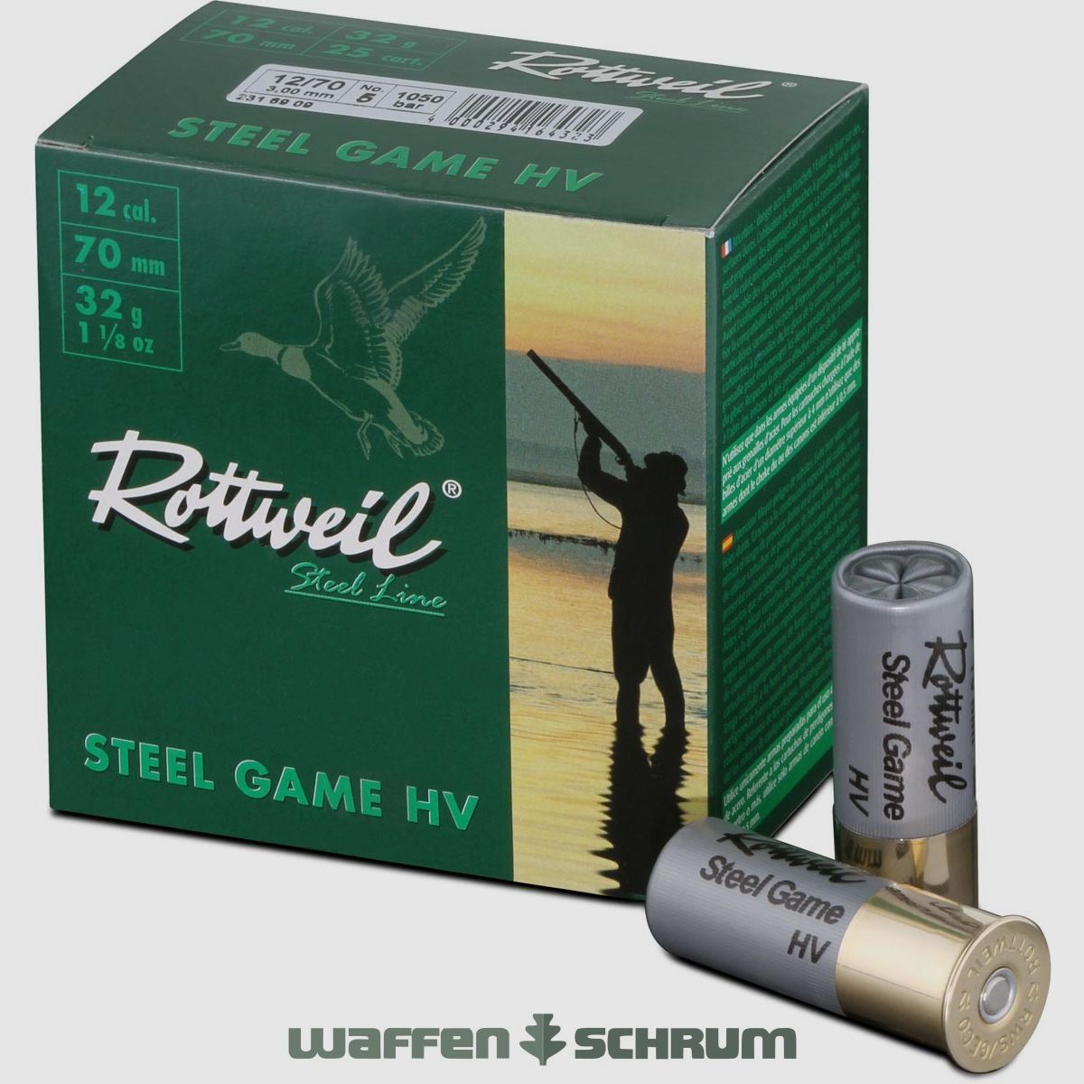 Rottweil 12/70 Steel Game HV 3,5mm - 32g