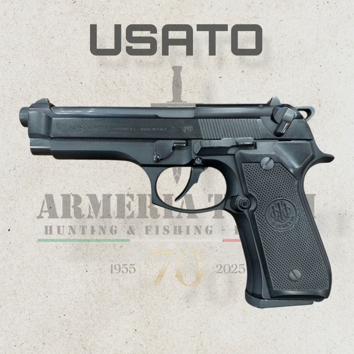 USATO – PISTOLA – BERETTA MOD. 96 cal. .40, immagine 1 di 4