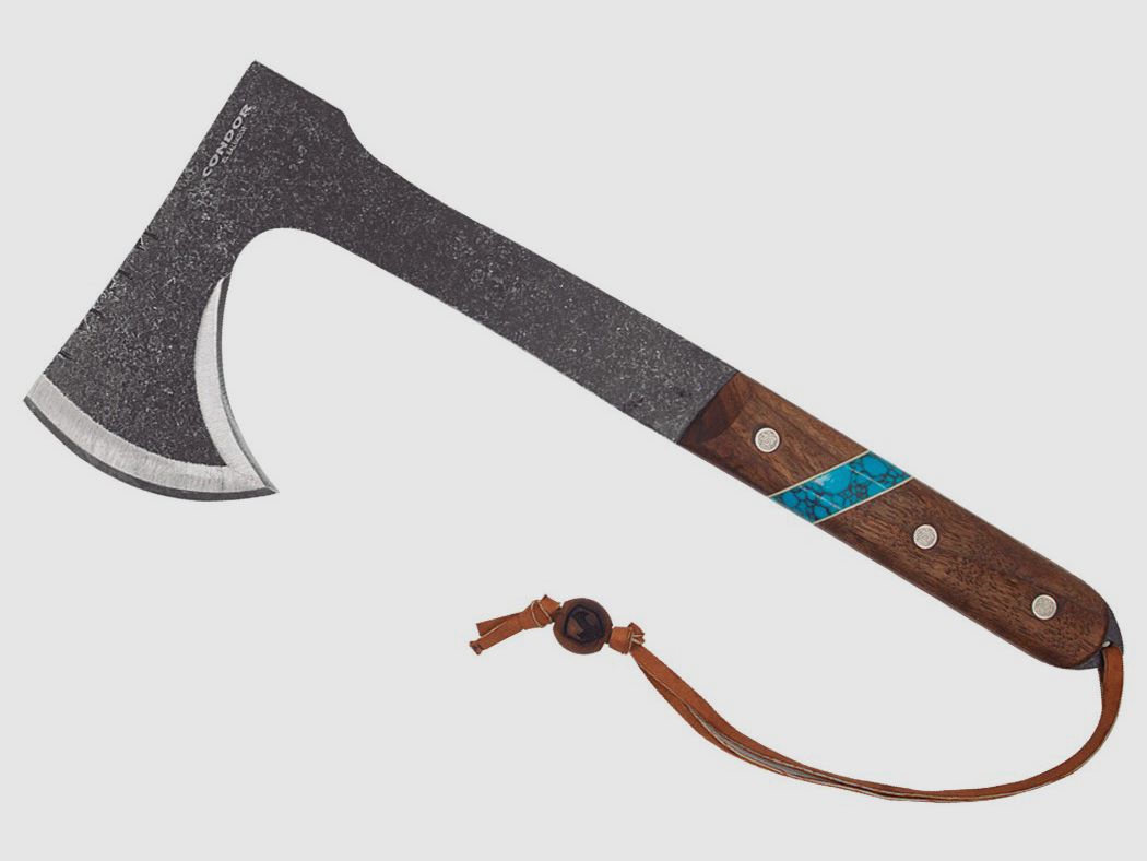 Tomahawk Blue River con finitura della lama rustica