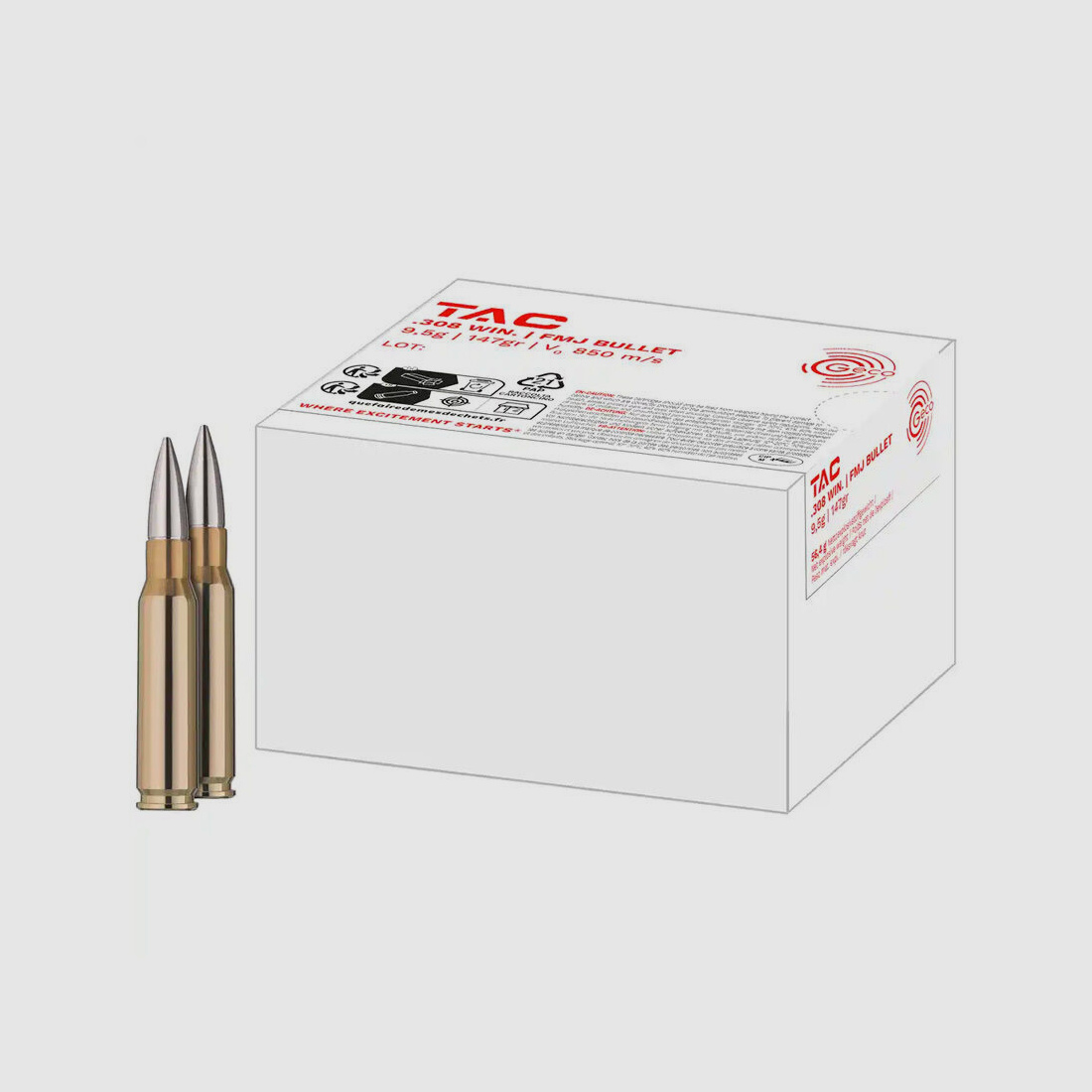 Geco TAC FMJ 9,5g / 147gr