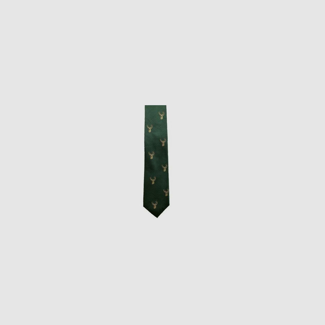 Lovergreen Krawatte Motiv Seidenkrawatte grn Hirsch