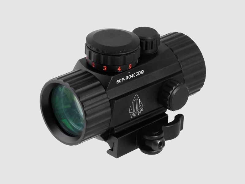 Leapers UTG RG40CDQ 3,9'' 30 mm mirino a punto rosso con attacco QD, immagine 1 di 6