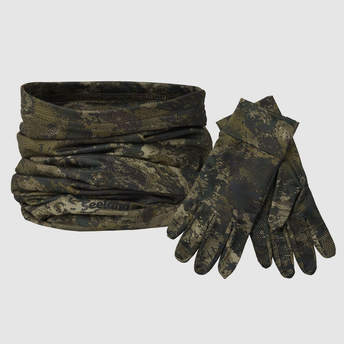 Seeland Tube/Handschuhe Aero Camo Set InVis MPC green