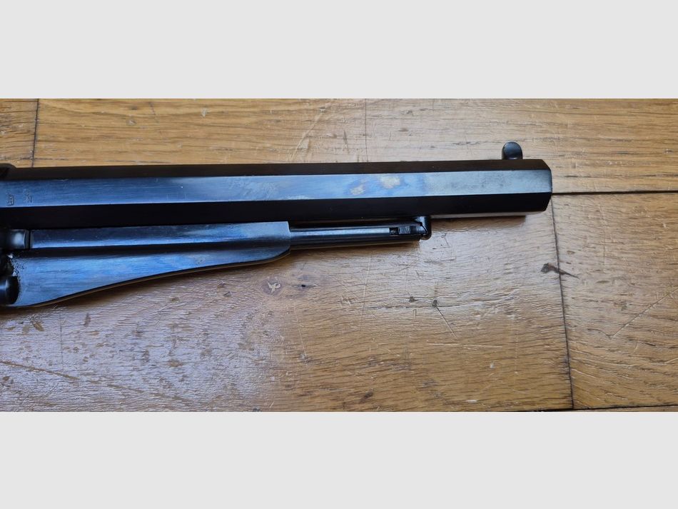 Bellissimo e mitico revolver Remington 1858 – Modello Army per Navy Arms – Arma Uberti Made in Italy del 1970 – Cal. 44 PN – Eccellente stato quasi nuovo! – Un'ottima riproduzione per il mercato statunitense – TBE+ /TBE++, immagine 8 di 28