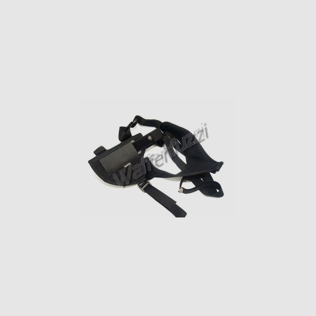 Shoulder holster for large caliber pistols