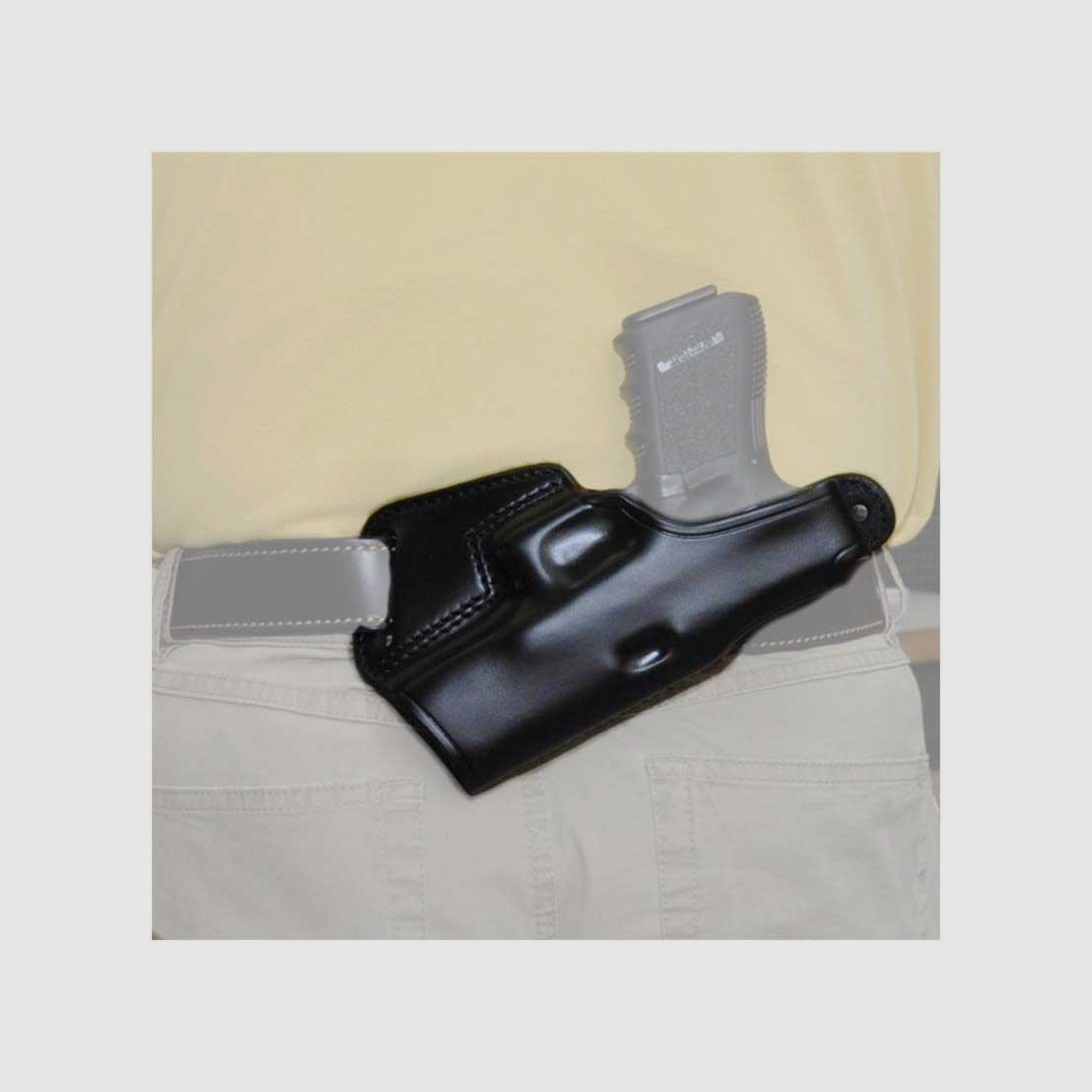 Rückenholster "Undercover" Rechtshänder-Glock 17/22/31/37