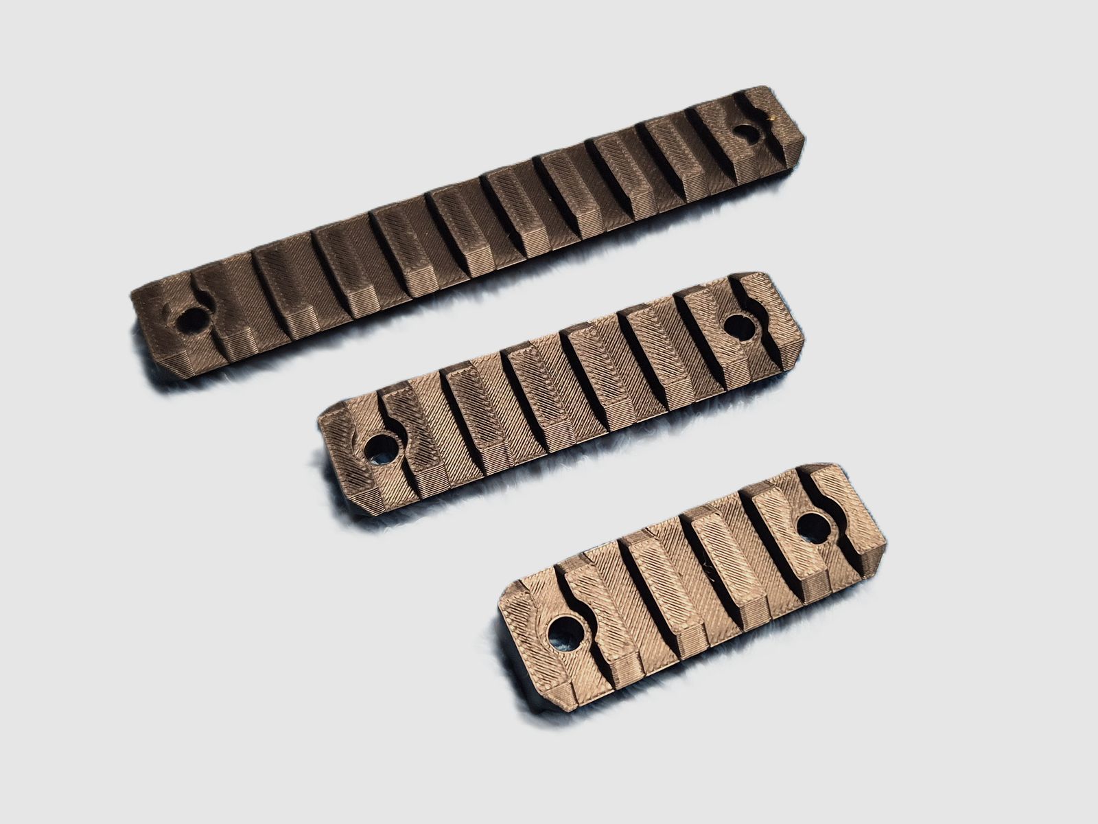 MUNITEX Picatinny rail set - 5 tot 13 slots, 20 mm breed