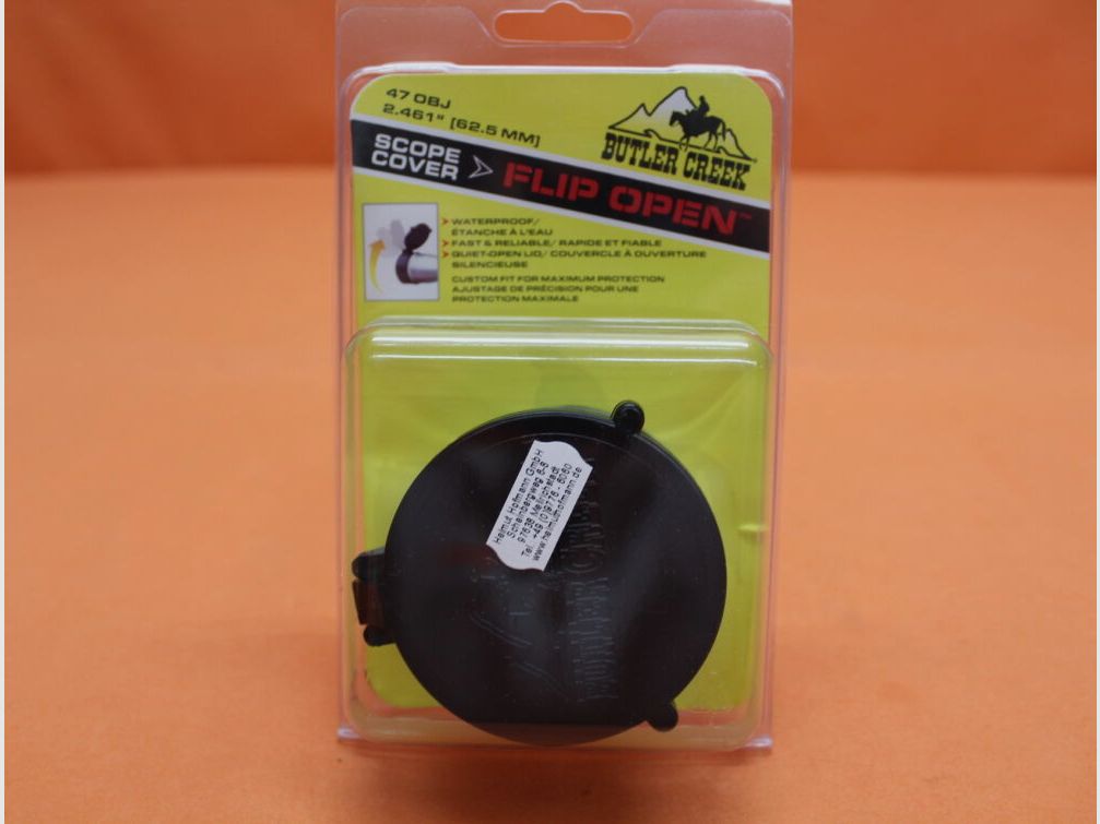 Butler Creek Butler Creek Flip-Up Cover Cap Objectives Ø=62.5mm Objective Flip Cover for Scopes (30470)
