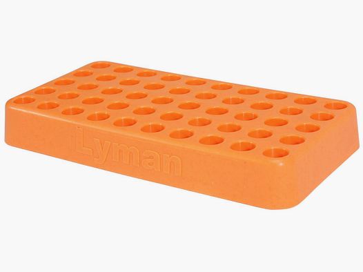 Blocco di caricamento in plastica Lyman .615 di diametro per 50 bossoli