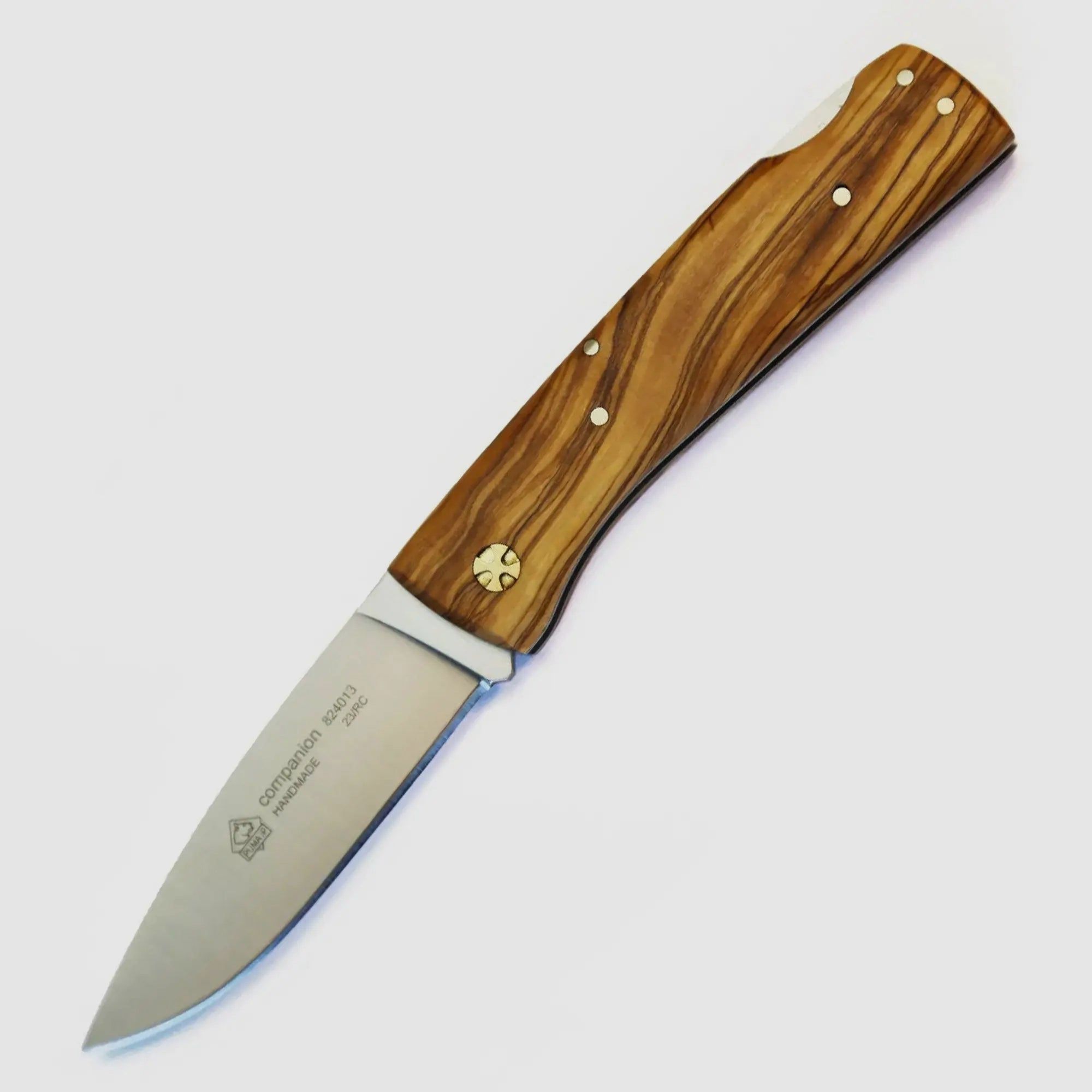 PUMA IP companion with suede pouch, olive wood