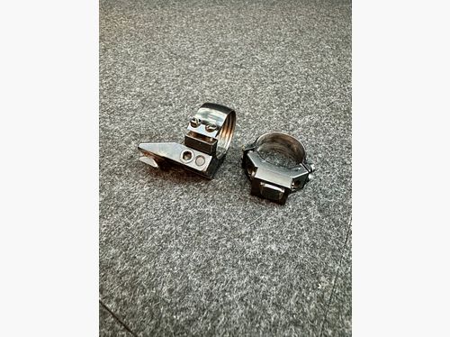 EAW Schwenkmontage Oberteile, Ring 1 Zoll (25,4mm) Vorderfuß Kröpfung, Magnumring