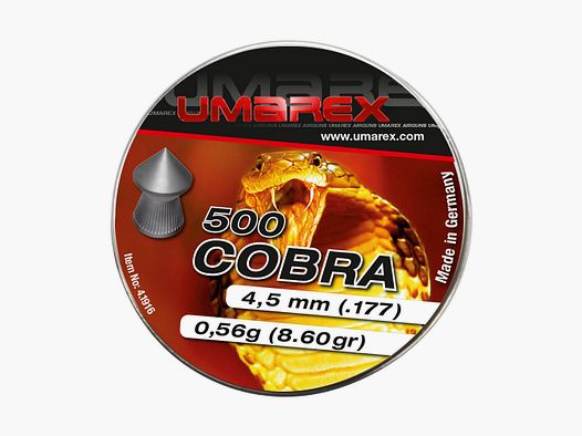 UMAREX 4,5mm Diabolos COBRA, 500 stuks
