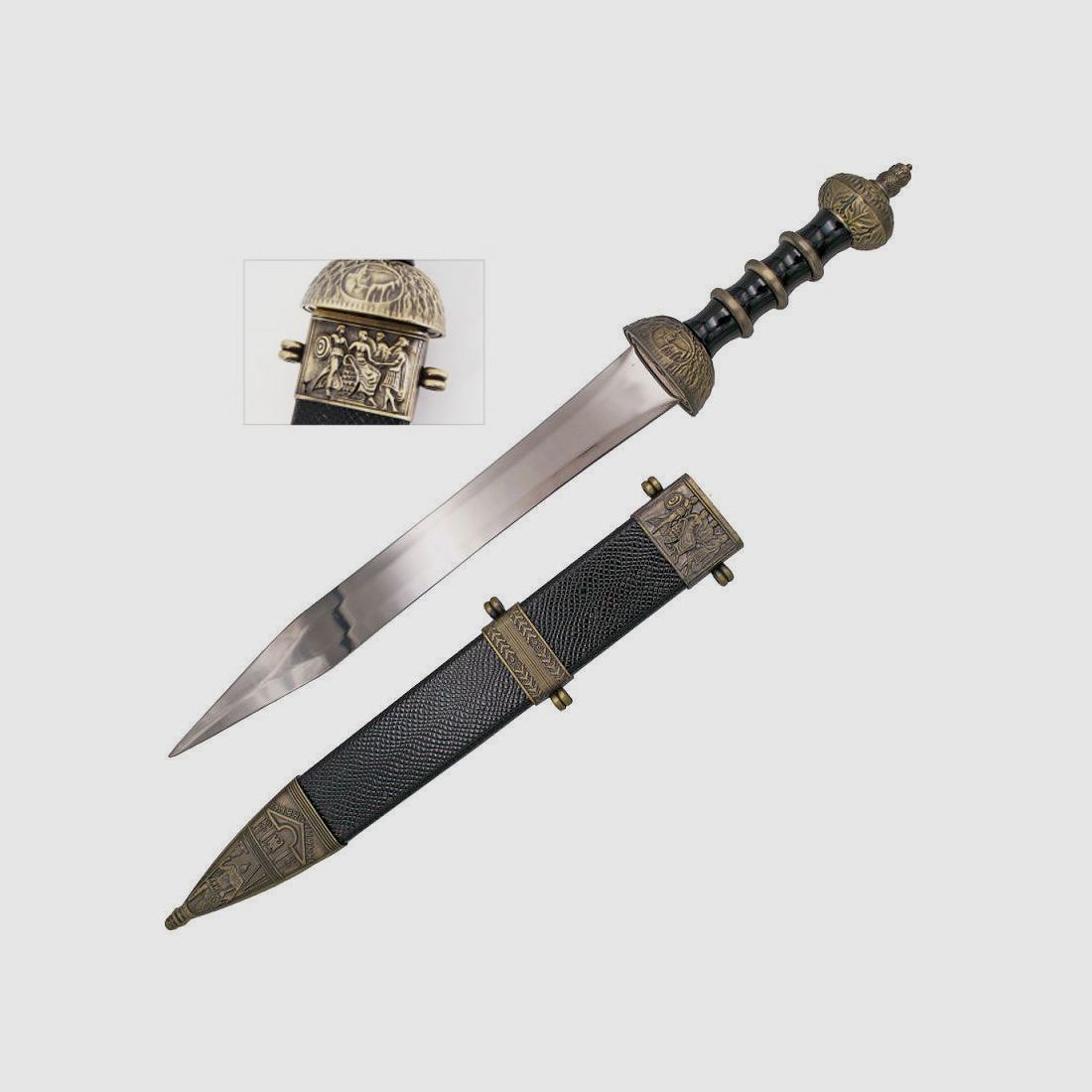 Griechischer Zierdolch verzierter Scheide