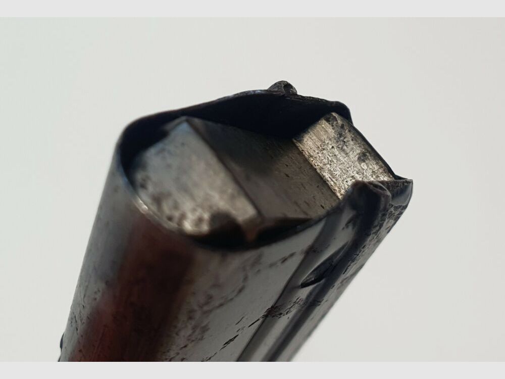 MAUSER-WERKE Oberndorf GmbH Originalmagazin für Pistole Mauser P08 - 9mmLuger - 8 Schuss - WaA Abnahmestempel