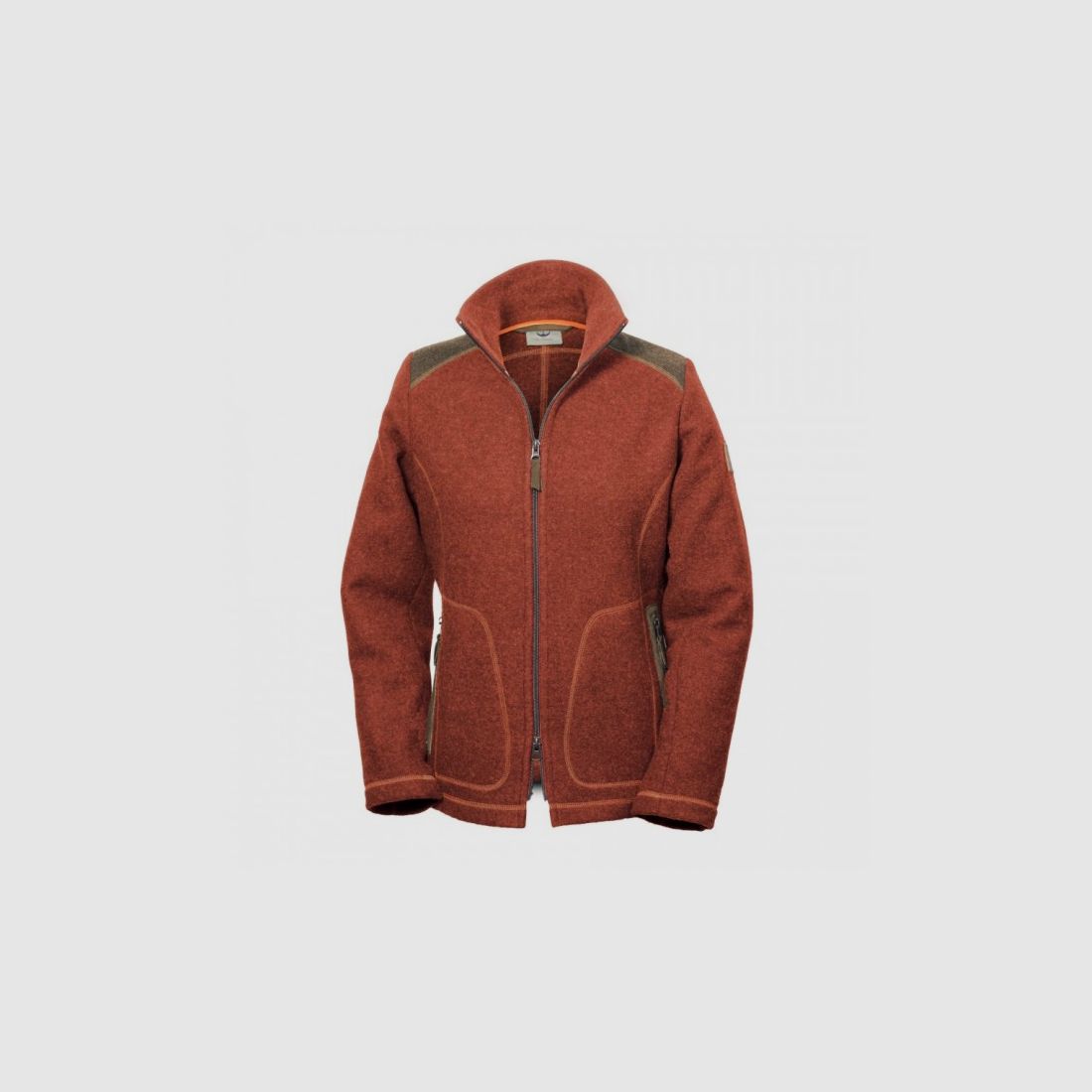 Loden-Fleecejacke "Adele" , Jaspisrot