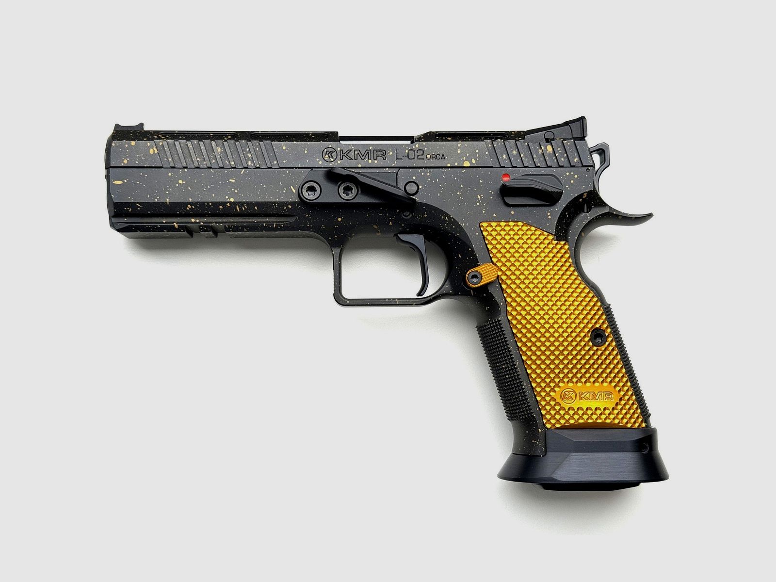 KMR L-02 ORCA CAL. 40 SW, NERO/PUNTI D'ORO, 18 COLPI, immagine 1 di 10