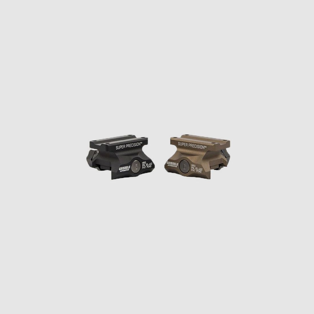 GEISSELE AUTOMATICS SUPER PRECISION TRIJICON MOUNTS GEISSELE AUTOMATICS ABSOLUTE CO-WITNESS BLACK MRO MOUNT, image 1 of 2