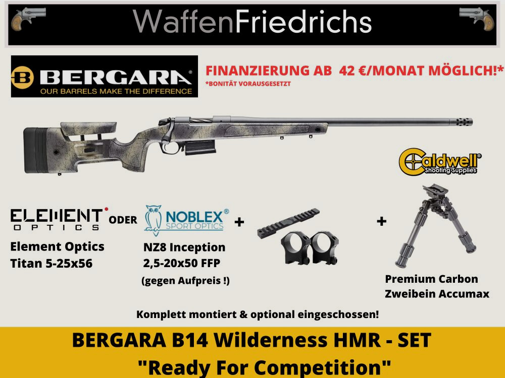 Bergara	 B14 WILDERNESS HMR | Ready for Competition - Komplettangebot - Waffen Friedrichs