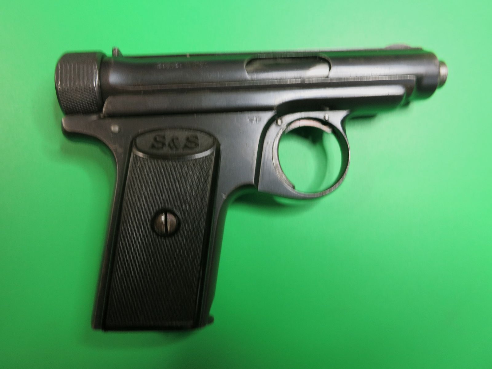 J.P. Sauer&Sohn Modelo 13 (1913), 7,65 mm Browning, pistola de servicio     #80