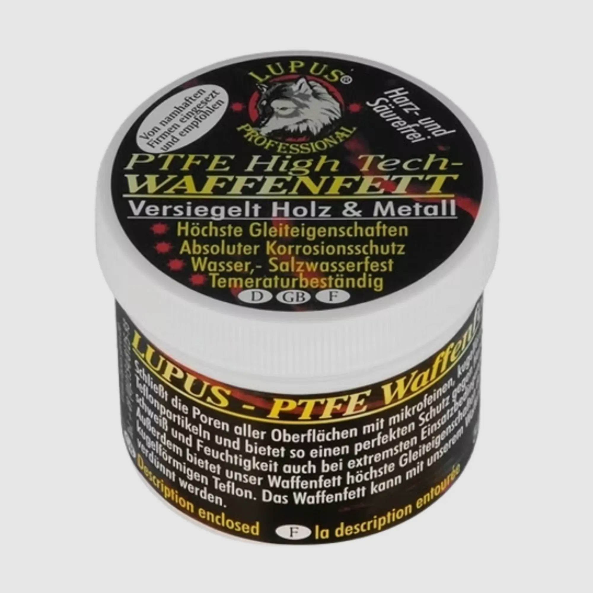 Lupus High Tech Teflon Grasa para Armas (50 ml)