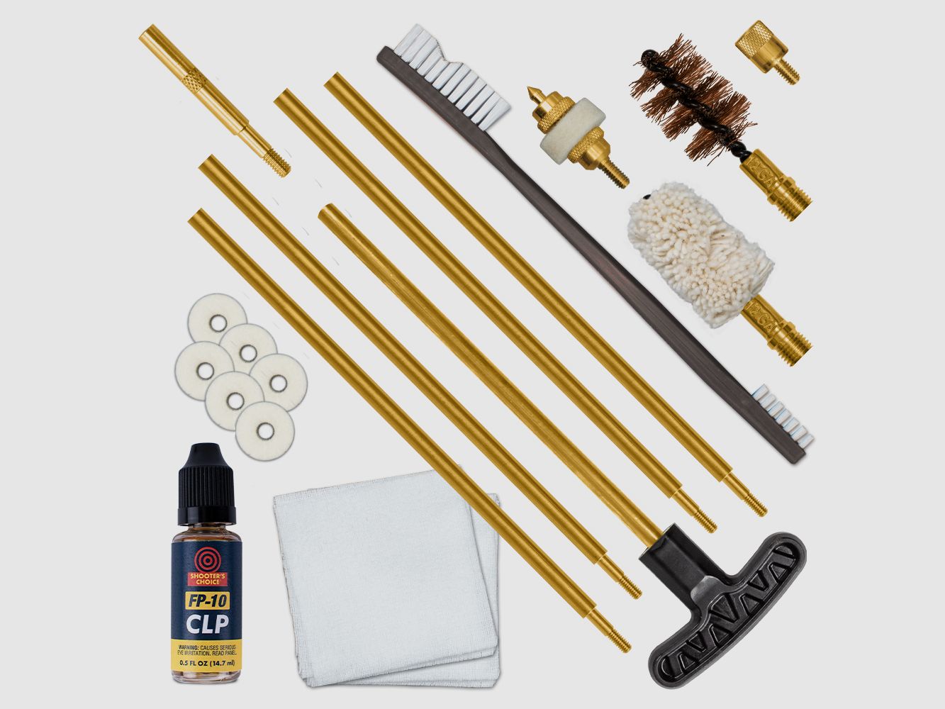 Kit de nettoyage pour fusil Otis .12 avec boîte de rangement
