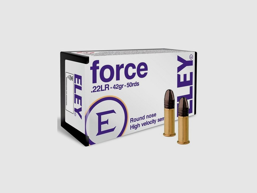 Eley 22LR Force 42grs - (x50)