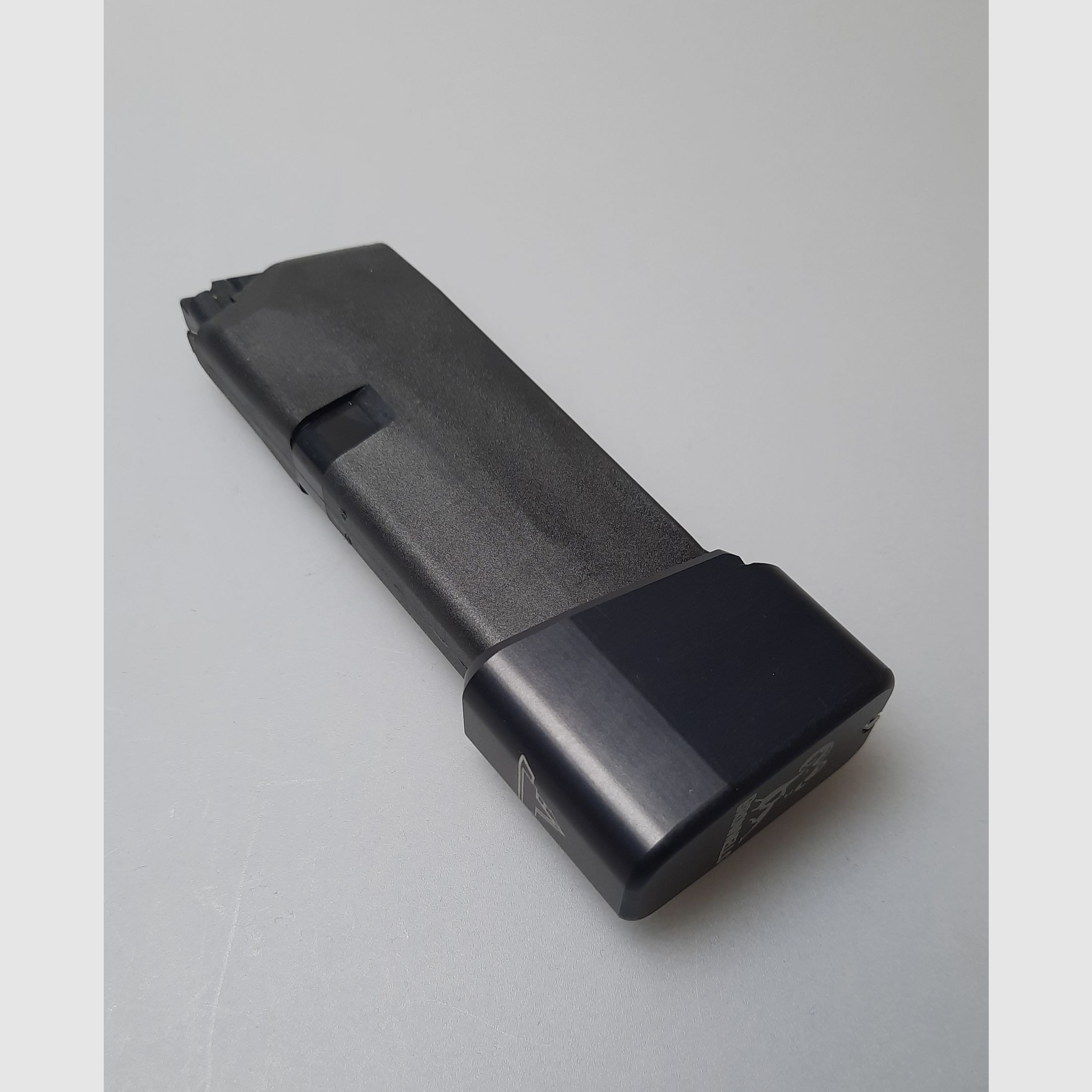Magazin Glock G43 mit Taran Tactical / Brownells Magazinboden +3, 9mm Para 9 Patronen, black, Bild 2 von 2