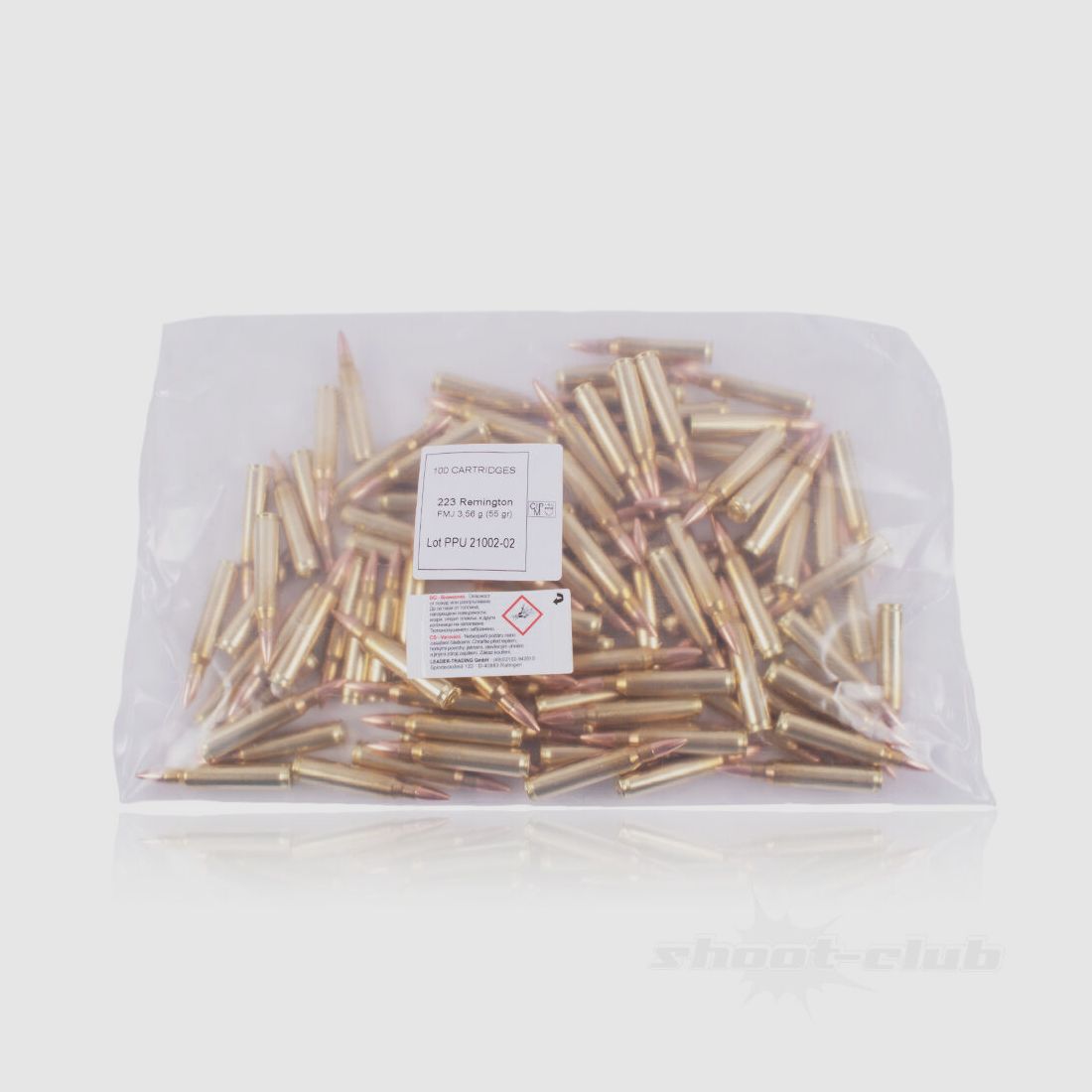 PPU - Prvi Partizan	 FMJ BT 3,56g / 55 grs .223Rem 100er BULK