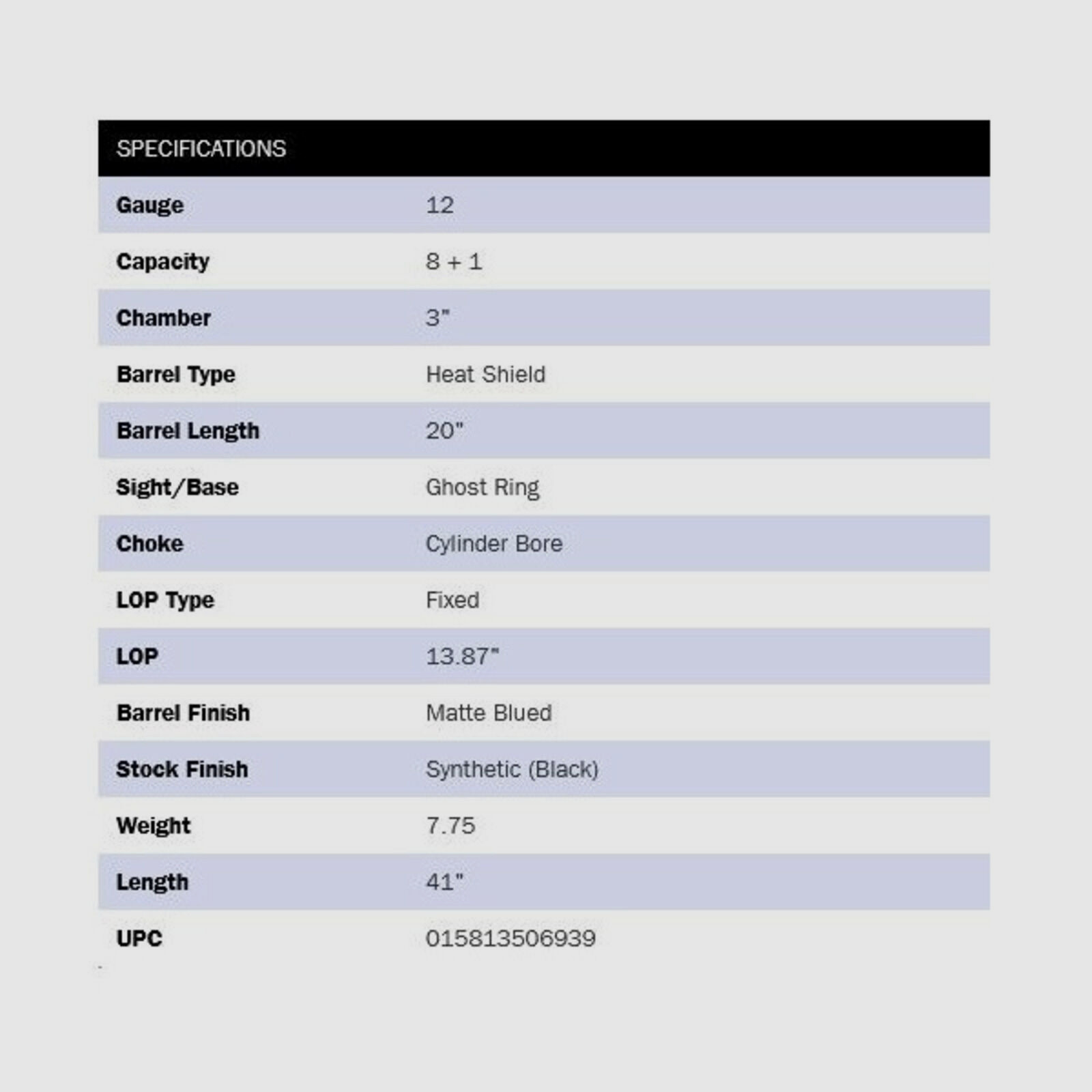 Mossberg 590 Persuader 9-Shot 20" (20 inch) 12/76