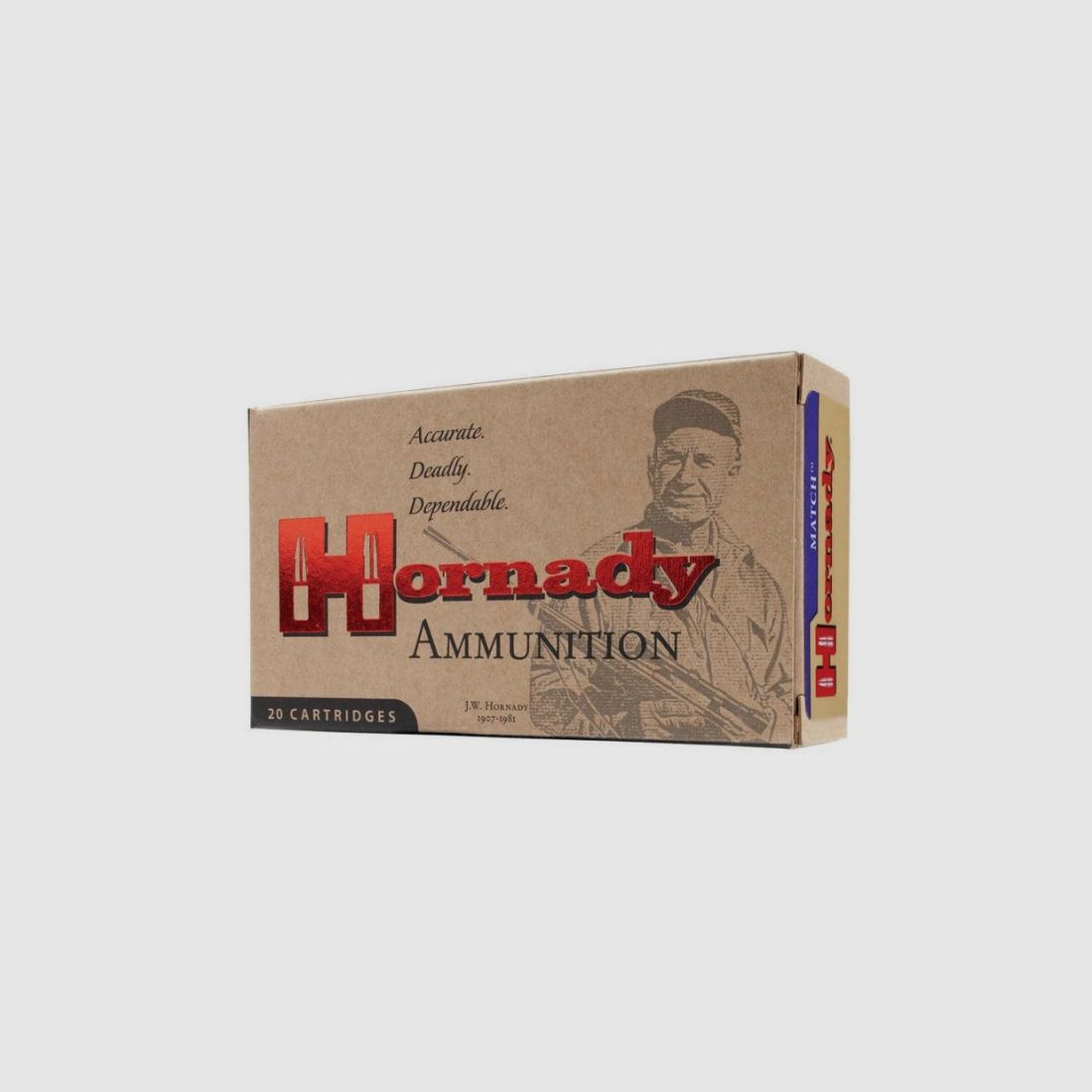 BOX MIT 20 PATRONEN HORNADY 308WIN 178 GRS BTHP