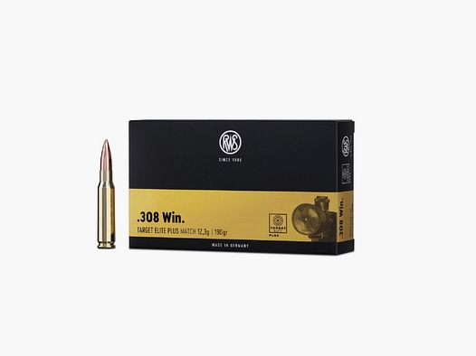 Target Elite Plus Kaliber .308 Win. 190gr 20 Schuss
