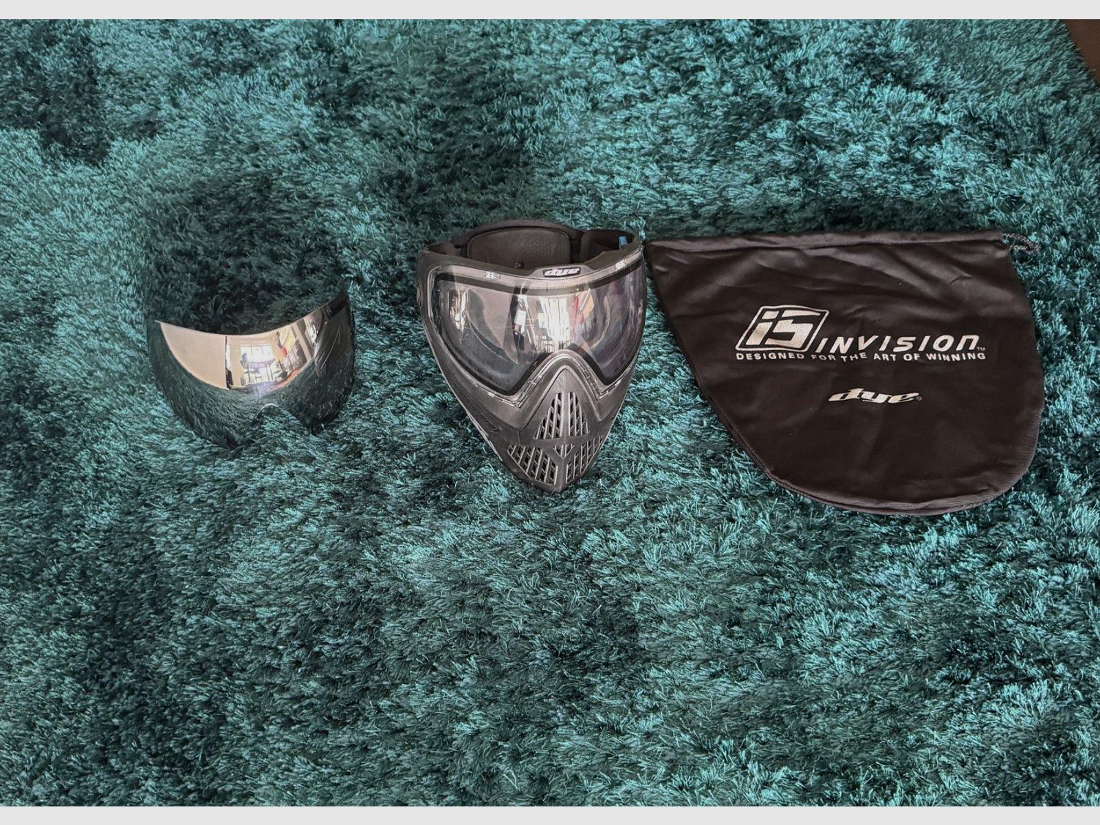  Dye i5 Maske – Onyx Black | Quasi neu | Nur 1x getragen