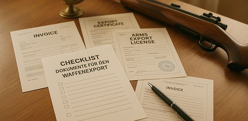 Checkliste: Dokumente für den Waffenexport