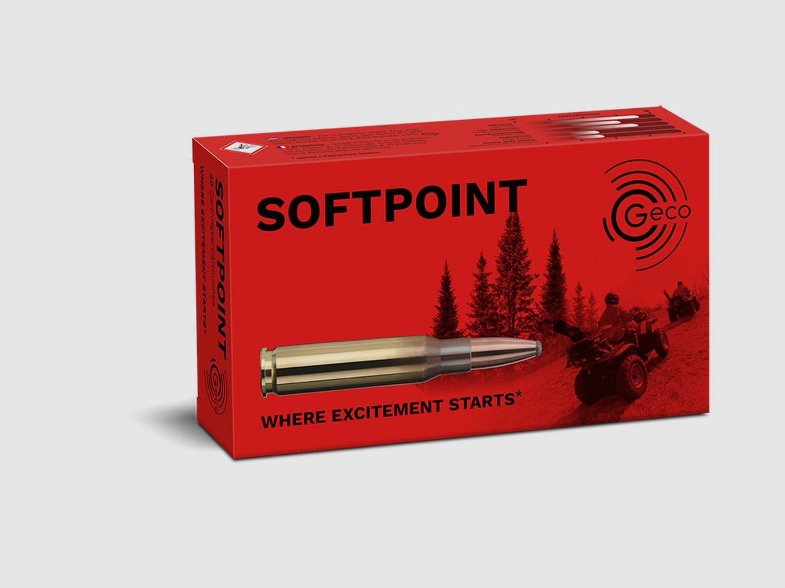 GECO Kugelpatronen .308Win TM 11,0g/170grs 20 Stk SONDERPREIS ab 1,80/Stk