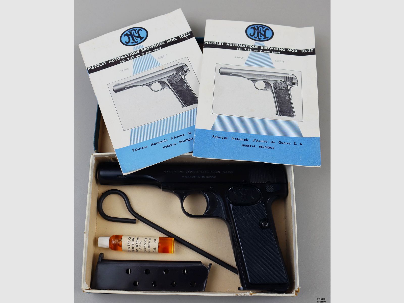 Pistol Fabrique Nationale F.N. mod. 10/22 cal. 7.65 mm matr. 187629, image 10 of 11