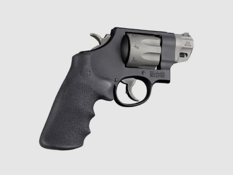 HOGUE Griffschalen f. S&W-K/L/N/X RB Combat Soft Rubber/Fingerrillen