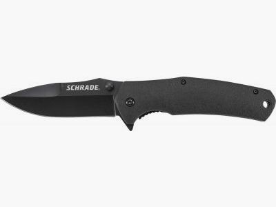 Schrade Black Textured Folder (OB)