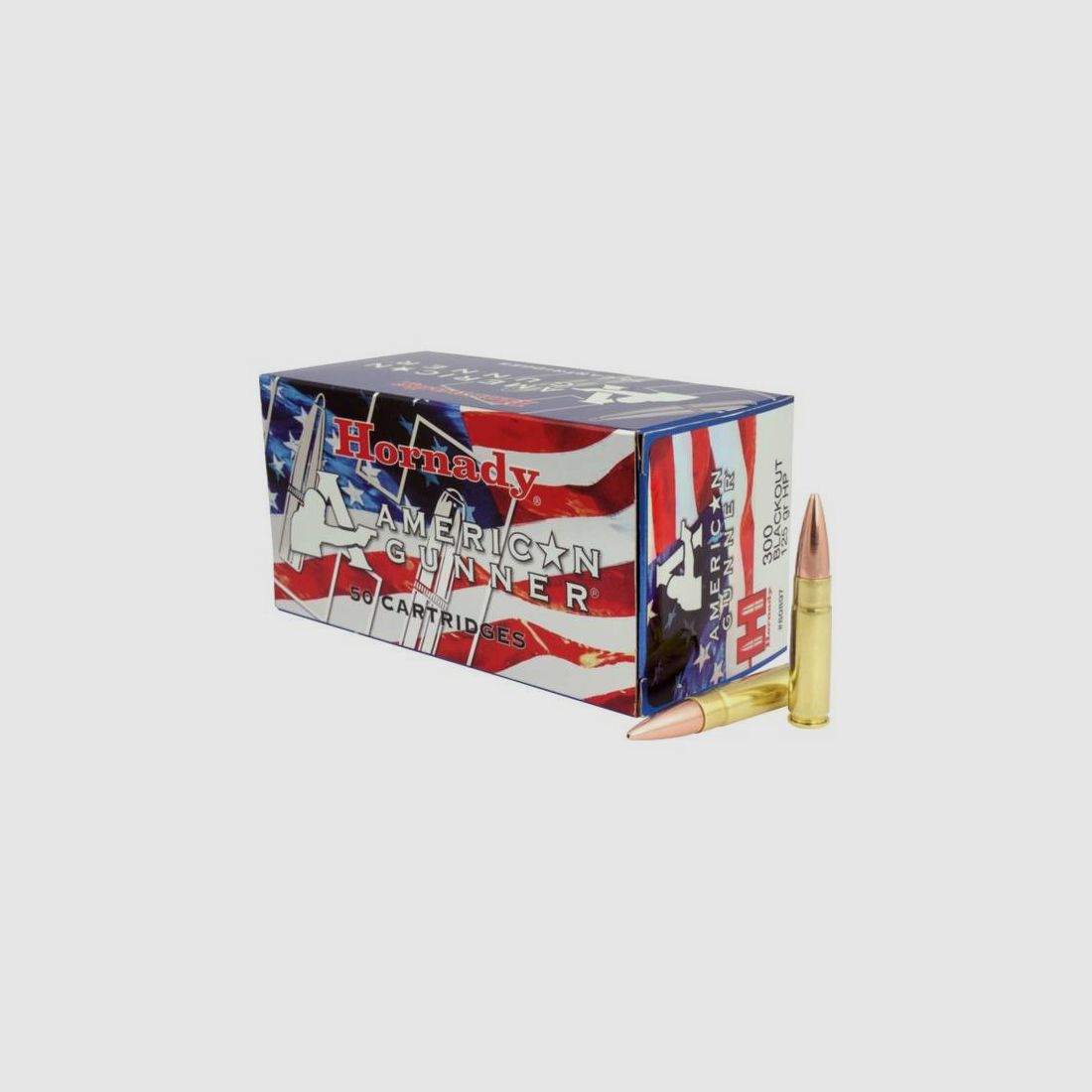 Hornady American Gunner .300 AAC Blackout 125GR HP Match 50 Patronen