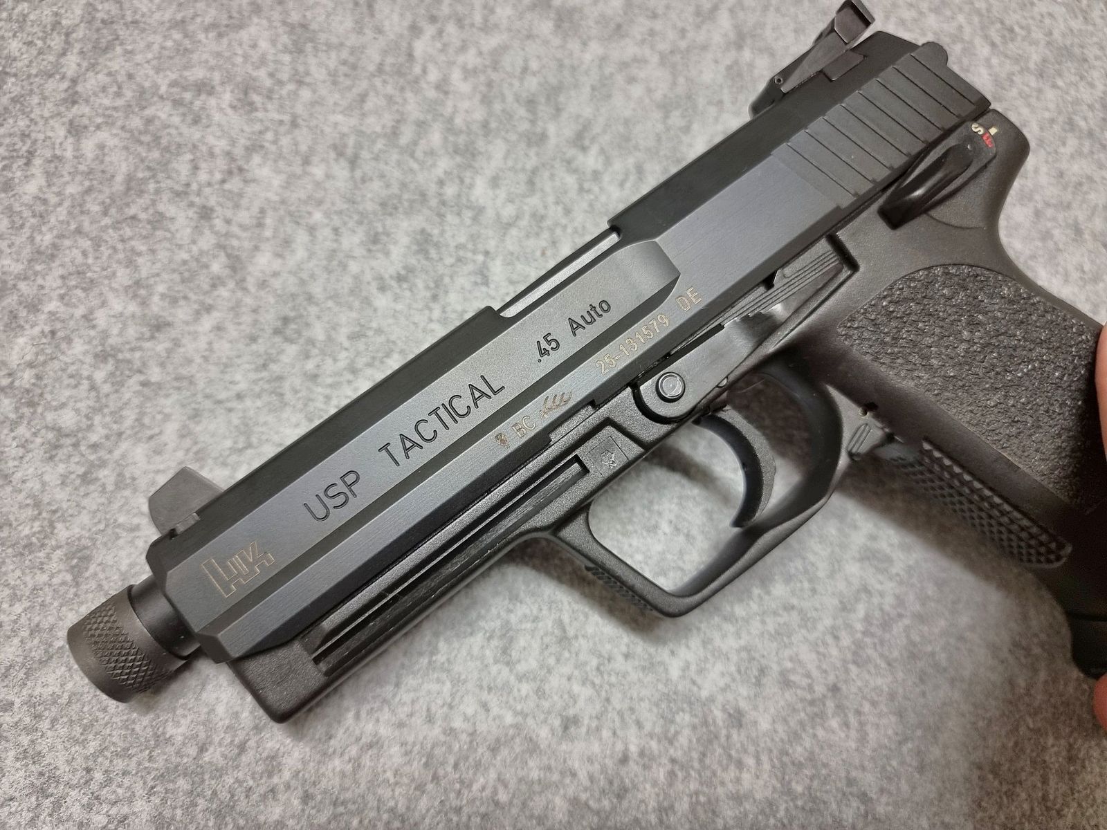 SET: Heckler&Koch USP Tactical Pistool .45 ACP met verwisselsysteem Expert 9mm Luger - H&K HK