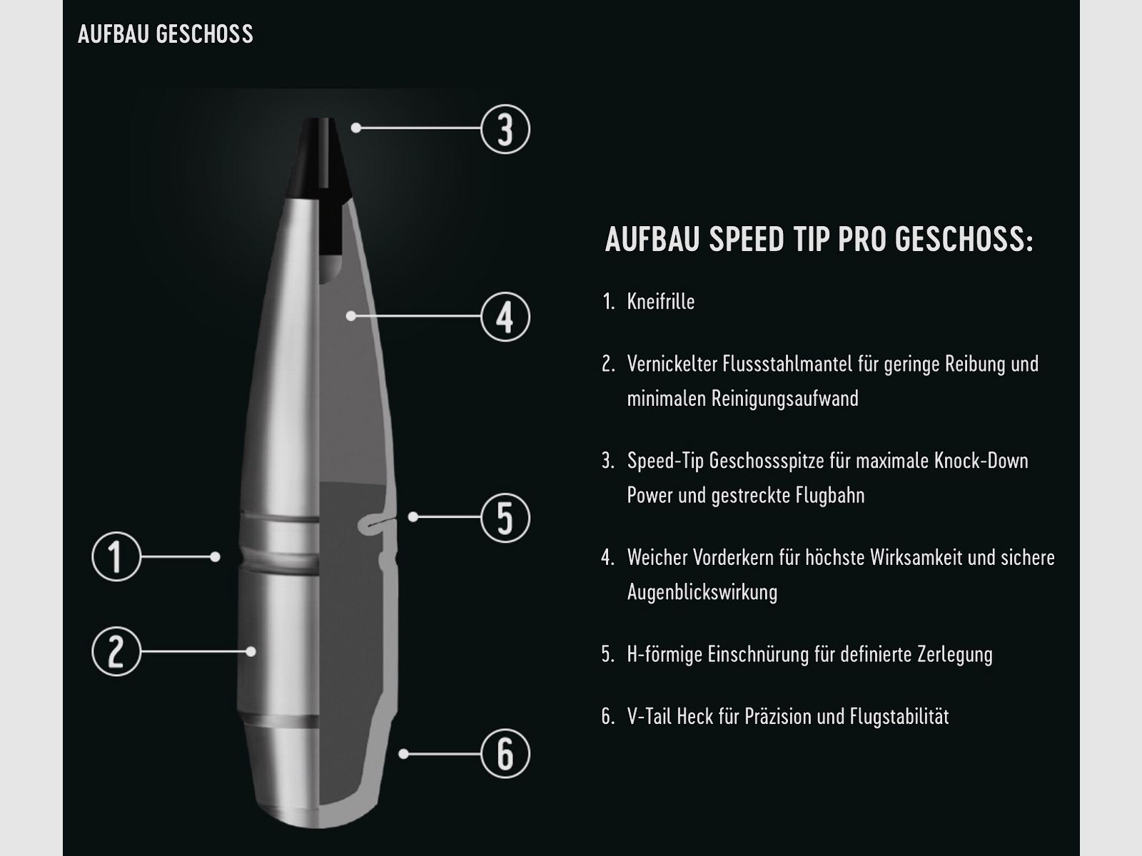 RWS 2401226 .308 Win. Speed Tip Professional 10,7g 165grs.
