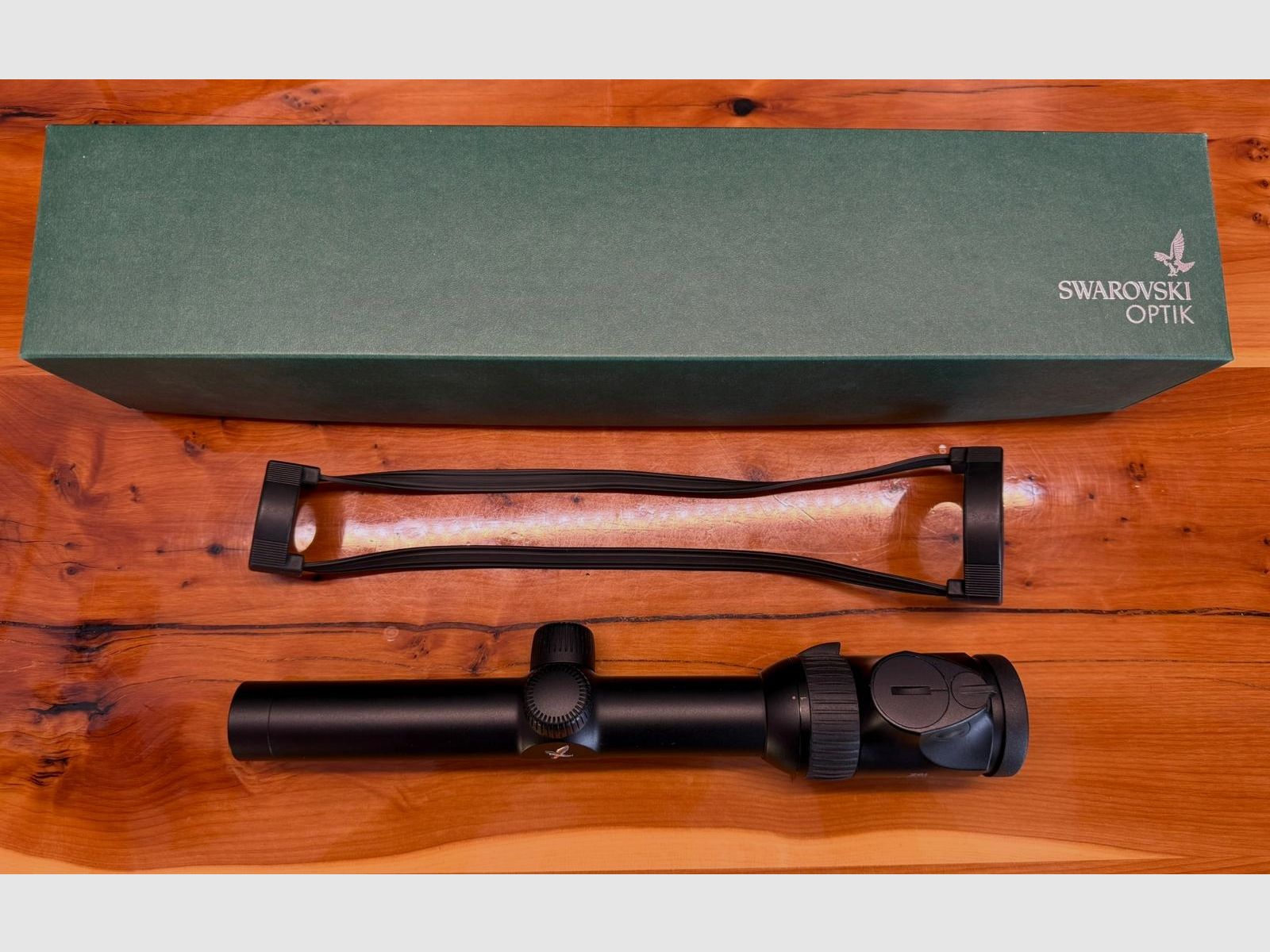 Swarovski Z6i 1-6x24 SR – Reticolo 4-I – Binario Swarovski – Vetro da caccia per battuta