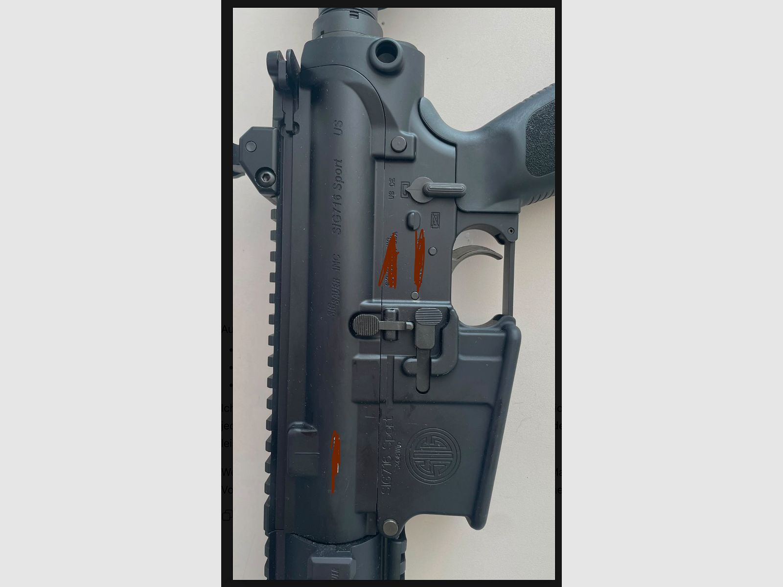 Información del producto "SIG-SAUER SL_Rifle 716 Patrol -18' .308Win