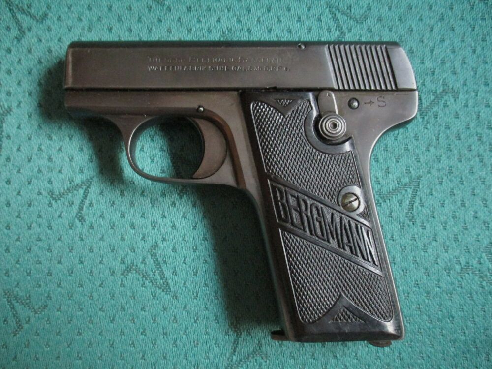 Pistola 6,35mm Bergmann Nr. 3 dalla collezione 3