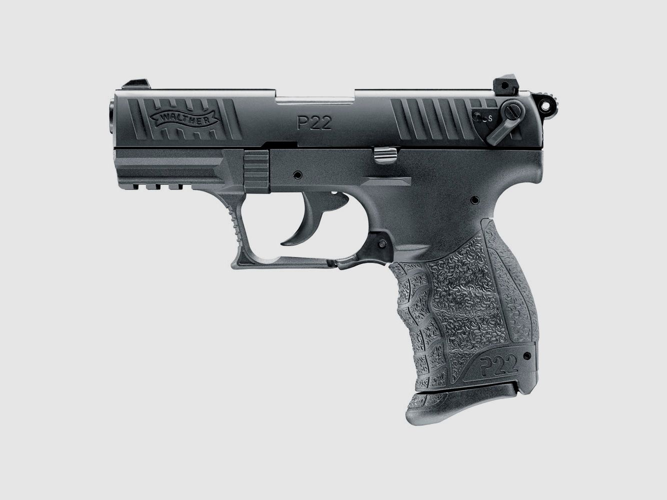 Umarex 308.02.20 Schreckschusspistole Walther P22Q 9 mm P.A.K. Schwarz Pyro