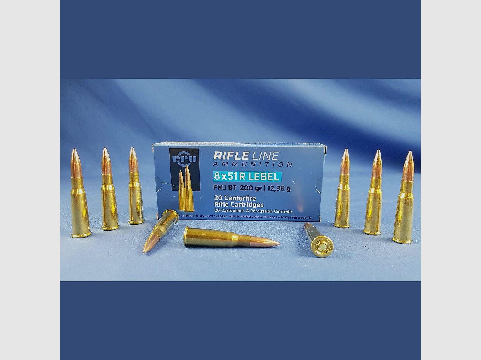 PPU 8x51R Lebel FMJ 200grs 12,96g