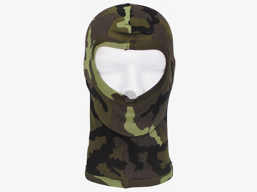 Balaclava, 1 agujero, dnn, M 95 CZ camuflaje, 100 % algodón