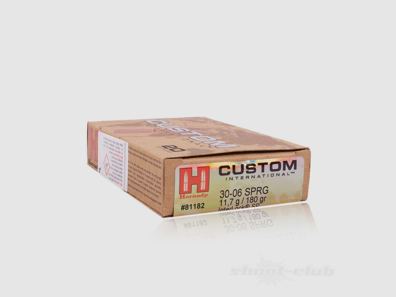Hornady Custom InterLock SP 180 grs .30-06Spring