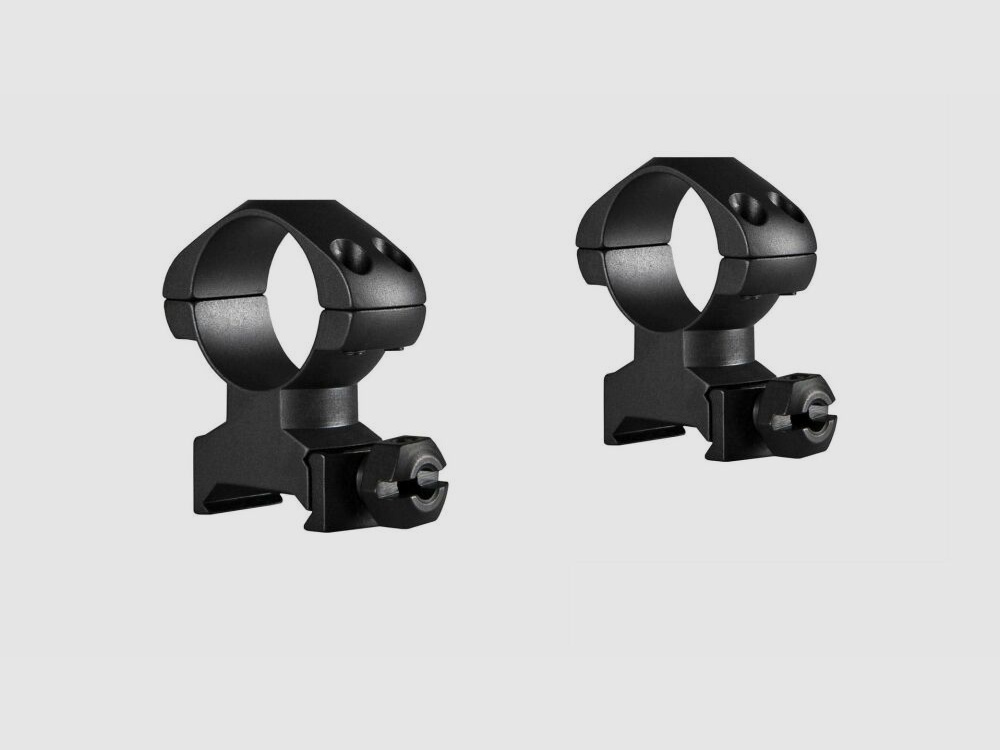 HAWKE Precision Steel Ring Mounts 1"/25,4mm, High, Weaver