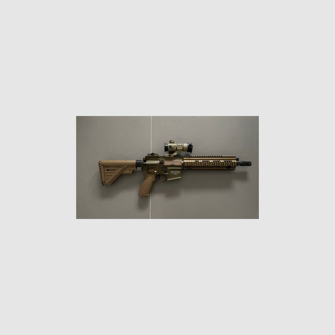 VFC Heckler & Koch HK416 A5 Next Generation Mosfet Vollmetall S-AEG 6mm BB RAL 8000 grünbraun Art.-